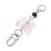 Acrylic Bowknot Pendant Decorations HJEW-JM02556-4