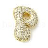 Rack Plating Brass Cubic Zirconia Pendants KK-S378-02G-P-1