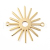 Brass Connector Charms KK-H435-10G-1