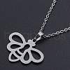 Non-Tarnish 201 Stainless Steel Pendants Necklaces NJEW-S105-JN705-45-1-1