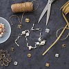 GOMAKERER 135Pcs 9 Styles Tibetan Style European Beads FIND-GO0001-26-5