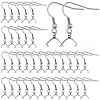 SUNNYCLUE 50Pcs 304 Stainless Steel Earring Hooks STAS-SC0008-30-1