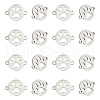 Unicraftale 16Pcs 201 Stainless Steel Links Connectors STAS-UN0056-52-1