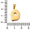 304 Stainless Steel Pendants STAS-K297-01G-Q-3