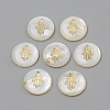 Freshwater Shell Pendants X-SHEL-Q010-002G-1