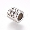 Alloy European Beads PALLOY-WH0065-20AS-3