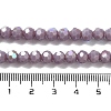 Opaque Glass Beads Strands EGLA-A035-P6mm-L11-4