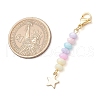3Pcs 304 Stainless Steel with Dyed Natural Freshwater Shell Bead Pendant Decoration HJEW-JM03187-01-3