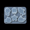 Starfish/Whale/Octopus Pendant DIY Silicone Mold DIY-K073-09A-5