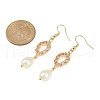 Brass Micro Pave Cubic Zirconia Pendant Necklaces & Dangle Earrings Sets SJEW-JS01325-6