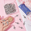 SUNNYCLUE 80Pcs Alloy Dancer Charm Pendant FIND-SC0011-62-3