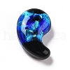 Luminous Handmade Silver Foil Lampwork Beads LAMP-F022-05D-2