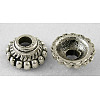 Tibetan Style Alloy Bead Caps X-LF1235Y-NF-1