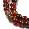 Natural Agate Round Bead Strands G-R197-8mm-3