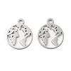 Non-Tarnish 304 Stainless Steel Charms STAS-J042-06P-1