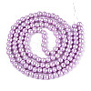 Baking Painted Pearlized Glass Pearl Round Bead Strands HY-Q003-6mm-81-2