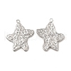 Non-Tarnish 304 Stainless Steel Pendants STAS-A070-37P-1