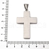 304 Stainless Steel Pendants STAS-C129-03C-P-3