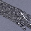 Stainless Steel Cable Chain Necklaces for DIY Jewelry Making Accessories EH9991-8-1