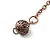 Brass Cable Chain Pointed Dowsing Pendulums HJEW-D004-03R-4