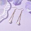 Mother's Day Jewellery Natural Cultured Freshwater Pearl Dangle Earrings X-EJEW-JE05936-02-2