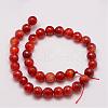 Natural Striped Agate/Banded Agate Bead Strands G-G882-10mm-D03-2