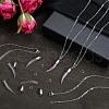 SUNNYCLUE 36Pcs 3 Styles Transparent Glass Bottle Pendants GLAA-SC0002-37-4