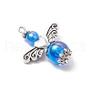 Transparent Acrylic Pendants PALLOY-JF03574-01-4