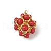 ABS Imitation Pearl Pendants KK-K293-43A-2