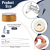  2 Rolls Special Coated Polyester Beading Threads OCOR-NB0002-06D-10