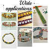  360Pcs 6 Styles 2-Hole Opaque Glass Seed Beads SEED-NB0002-13-5