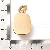 Brass Micro Pave Cubic Zirconia Pendents KK-R212-03G-01-3