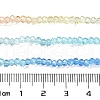 Transparent Painted Glass Beads Strands X1-DGLA-A034-T1mm-A13-3
