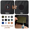 AHADERMAKER 30Pcs 6 Colors Cloth Iron on/Sew On Patches PATC-GA0001-37-4
