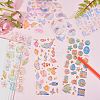 6Sheets 6 Style Epoxy Resin Sticker DIY-SZ0003-79-3