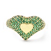 Heart Bling Jewelry for Teen Girl Women Gift ZIRC-C025-02G-2