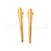 304 Stainless Steel Stud Earrings Findings STAS-D310-09G-02-2