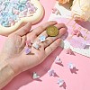Opaque Acrylic Bead Caps MACR-CJC0006-13-4