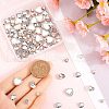 SOFPLATE Alloy Beads Heart FIND-SP0002-19A-3