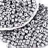 Baking Paint Pearlized Glass Seed Beads SEED-T008-03T-1
