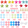SUNNYCLUE Starfish Stackable Bracelet DIY Making Kit DIY-SC0024-27-2