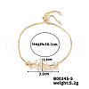 Fashionable European and American Style Rhinestone Slider Bracelets MB3547-5-1