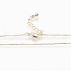 Brass Chain Necklaces NJEW-P222-05G-2