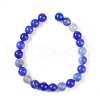Natural Striped Agate/Banded Agate Beads Strands G-Z060-A01-B26-3