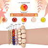   500Pcs 5 Colors Transparent Spray Painted Crackle Glass Beads CCG-PH0001-16-2