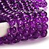 Drawbench Transparent Glass Beads Strands GLAD-Q012-10mm-20-2