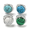 304 Stainless Steel Open Cuff Rings RJEW-C079-07P-1
