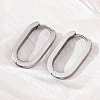 Tarnish Resistant 304 Stainless Steel Huggie Hoop Earrings STAS-H156-11C-P-2