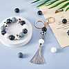 78Pcs 6 Style Food Grade Eco-Friendly Silicone Focal Beads SIL-TA0001-12-17
