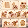 Hollow House Shaped Cardboard Paper Candy Boxes CON-WH0084-82A-5